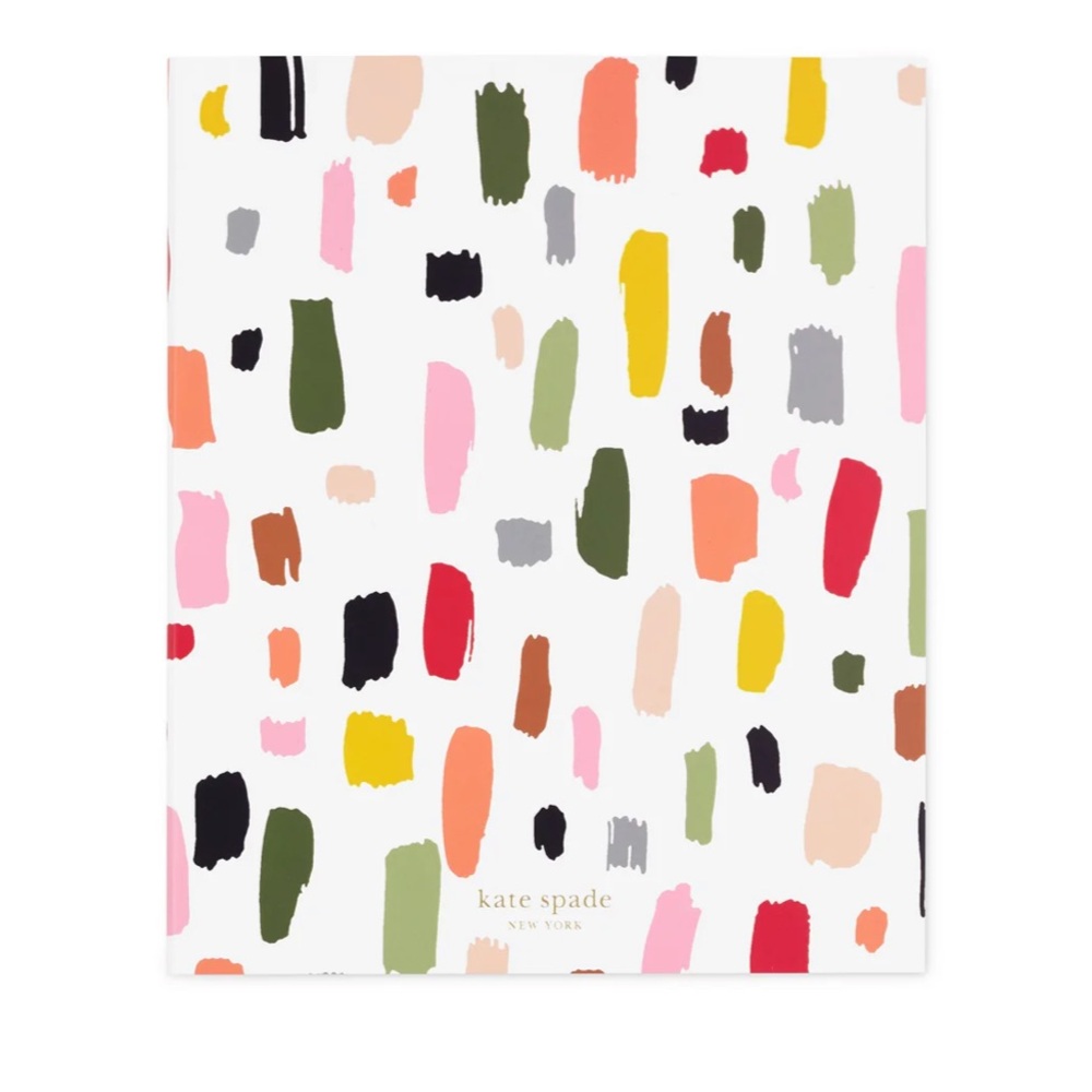 Final Price Drop New Kate Spade Painterly Strokes Concealed Spiral Notebook